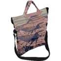 Vintage Travel Poster Grand Canyon Fold Over Handle Tote Bag View1