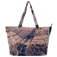 Vintage Travel Poster Grand Canyon Full Print Shoulder Bag by Vaneshart