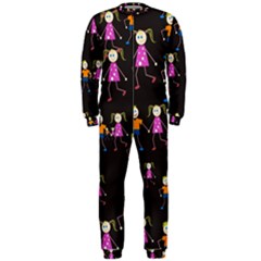 Seamless Tile Background Onepiece Jumpsuit (men)  by Vaneshart