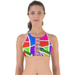 Abstract Background Perfectly Cut Out Bikini Top