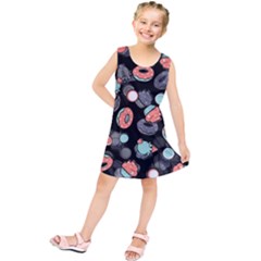 Seamless Sweets Background Kids  Tunic Dress by Vaneshart