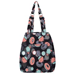 Seamless Sweets Background Center Zip Backpack by Vaneshart