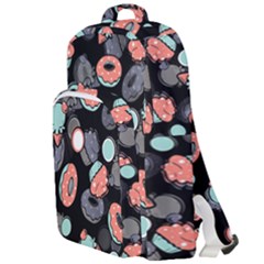 Seamless Sweets Background Double Compartment Backpack by Vaneshart