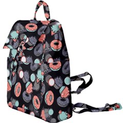 Seamless Sweets Background Buckle Everyday Backpack by Vaneshart