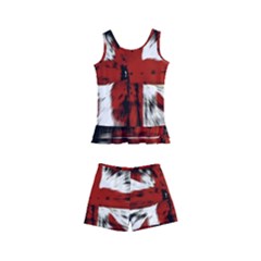 British Flag Kids  Boyleg Swimsuit