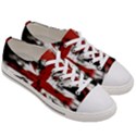 British Flag Women s Low Top Canvas Sneakers View3