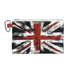 British Flag Canvas Cosmetic Bag (medium) by Vaneshart