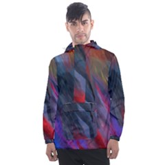 Abstract Paint Painting Watercolor Men s Front Pocket Pullover Windbreaker by Vaneshart