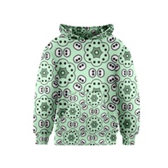 Background Texture Dots Pattern Kids  Pullover Hoodie by Vaneshart