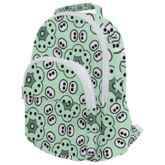 Background Texture Dots Pattern Rounded Multi Pocket Backpack by Vaneshart