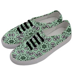 Background Texture Dots Pattern Men s Classic Low Top Sneakers by Vaneshart