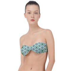 Background Texture Dots Pattern Classic Bandeau Bikini Top 