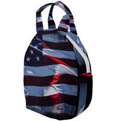 Grunge American Flag Travel Backpacks by Vaneshart