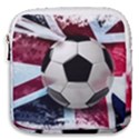 Soccer Ball With Great Britain Flag Mini Square Pouch View1