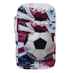 Soccer Ball With Great Britain Flag Waist Pouch (large)