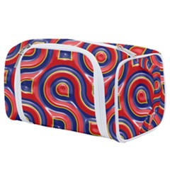 Pattern Curve Design Toiletries Pouch