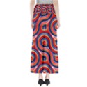 Pattern Curve Design Full Length Maxi Skirt View2