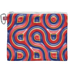 Pattern Curve Design Canvas Cosmetic Bag (xxxl) by Vaneshart