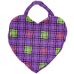 Background Pattern Seamless Giant Heart Shaped Tote by Vaneshart