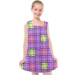 Background Pattern Seamless Kids  Cross Back Dress by Vaneshart