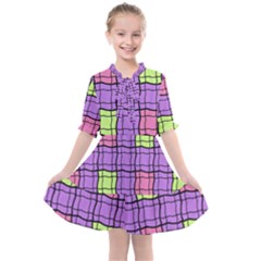 Background Pattern Seamless Kids  All Frills Chiffon Dress