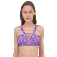 Background Pattern Seamless Cage Up Bikini Top