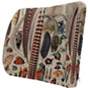 Feathers Birds Vintage Art Seat Cushion View3