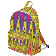 Retro Colorful Waves Background The Plain Backpack