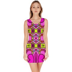 Abstract Background Pattern Bodycon Dress by Vaneshart