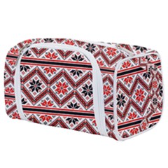 Folklore Ethnic Pattern Background Toiletries Pouch