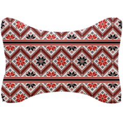 Folklore Ethnic Pattern Background Seat Head Rest Cushion by Vaneshart