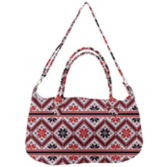 Folklore Ethnic Pattern Background Removal Strap Handbag by Vaneshart