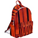 Orange Seamless Bamboo Background The Plain Backpack View2