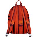 Orange Seamless Bamboo Background The Plain Backpack View3