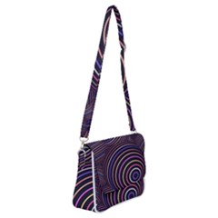 Abtract Colorful Spheres Shoulder Bag With Back Zipper by Vaneshart