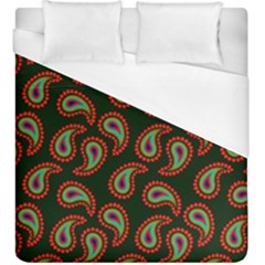 Seamless Paisley Pattern Duvet Cover (king Size) by Vaneshart