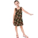 Seamless Paisley Pattern Kids  Sleeveless Dress View1