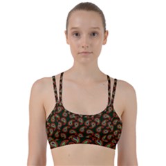 Seamless Paisley Pattern Line Them Up Sports Bra by Vaneshart