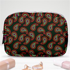 Seamless Paisley Pattern Make Up Pouch (small) by Vaneshart