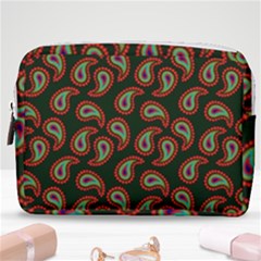 Seamless Paisley Pattern Make Up Pouch (medium) by Vaneshart