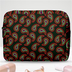 Seamless Paisley Pattern Make Up Pouch (large) by Vaneshart