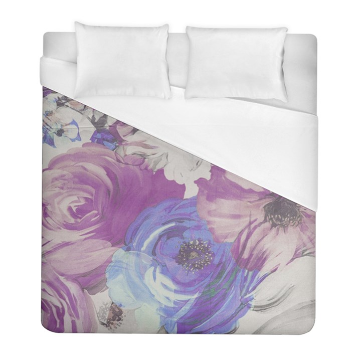 Floral Vintage Wallpaper Pattern Duvet Cover (Full/ Double Size)