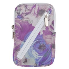 Floral Vintage Wallpaper Pattern Belt Pouch Bag (small)