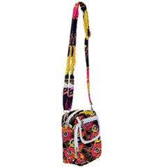 Abstract Clutter Shoulder Strap Belt Bag by Vaneshart