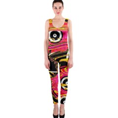 Abstract Clutter One Piece Catsuit by Vaneshart