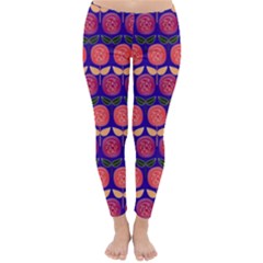 Vector Flower Floral Classic Winter Leggings