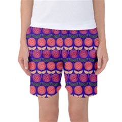 Vector Flower Floral Women s Basketball Shorts by Vaneshart