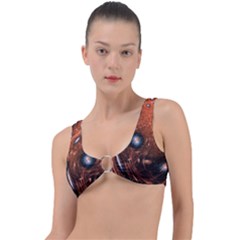 Peacock World Ring Detail Bikini Top