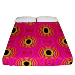 Abstract Clutter Fitted Sheet (queen Size) by Vaneshart