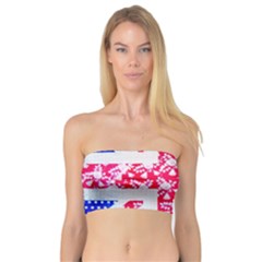 British Flag Abstract Bandeau Top by Vaneshart